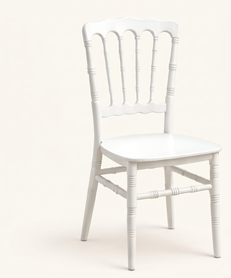 Chaises Napoléon blanches